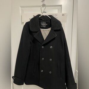 Topman double breasted peacoat